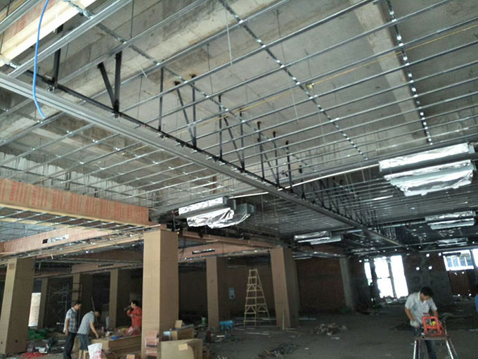 閬中金龍大酒店活動隔斷隱蔽工程